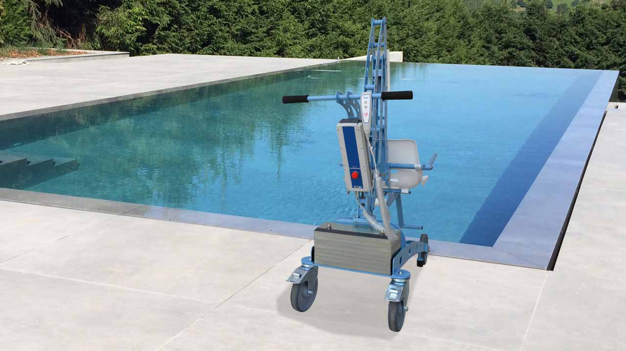 Location élévateur mobile pour piscine Écopool, pour PMR et handicapé