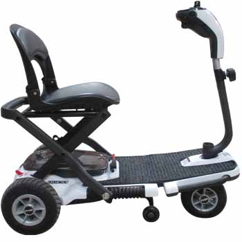 Tricycle Trottinette scooter électrique 3 roues PMR stable 19 kg